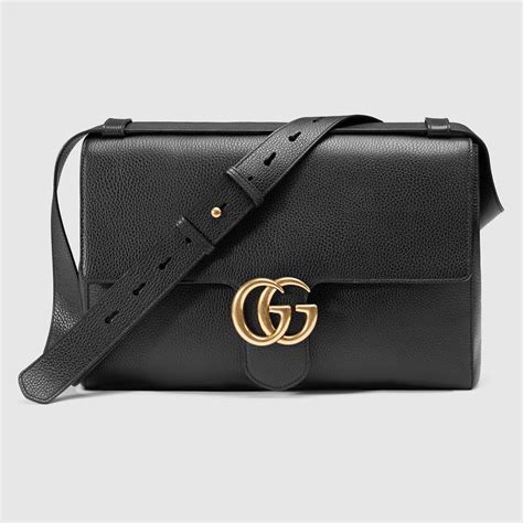 gucci small marmont messenger|Gucci Marmont leather backpack.